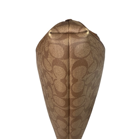 Coach Brown Signature Crossbody Bag with Adjustable Strap - Picture 9 of 16